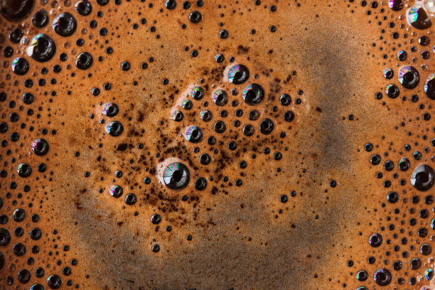 istock Closeup of aroma coffee foam 957340490