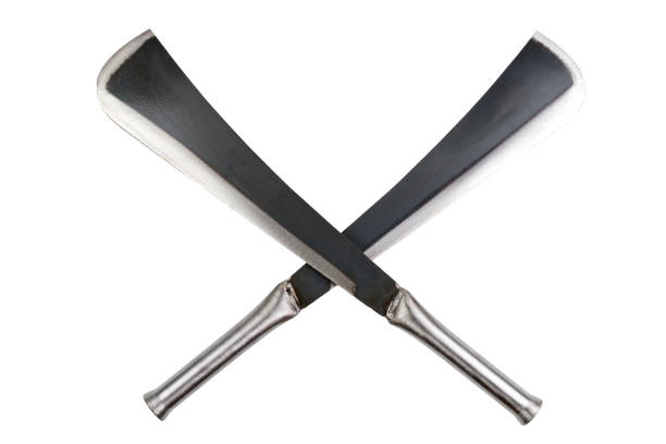 istock Big knife handles and blades. 957348536