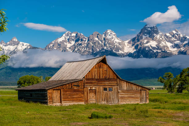 istock Old barn in Grand Teton Mountains 957351622