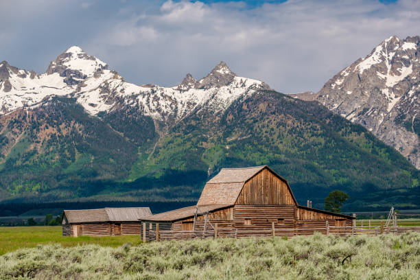 istock Old barn in Grand Teton Mountains 957352540