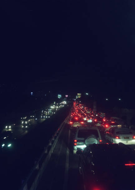 istock Traffic build up in busy highway 957358766