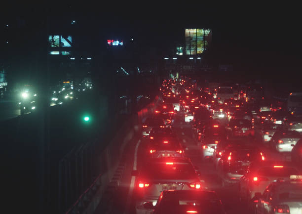 istock Traffic build up in busy highway 957358868