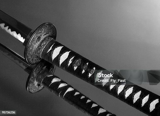 Katana - Fotografie stock e altre immagini di Cultura giapponese - Cultura giapponese, Giappone, Acciaio