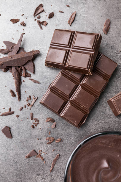 istock Delicious and bitter dark chocolate 957362950