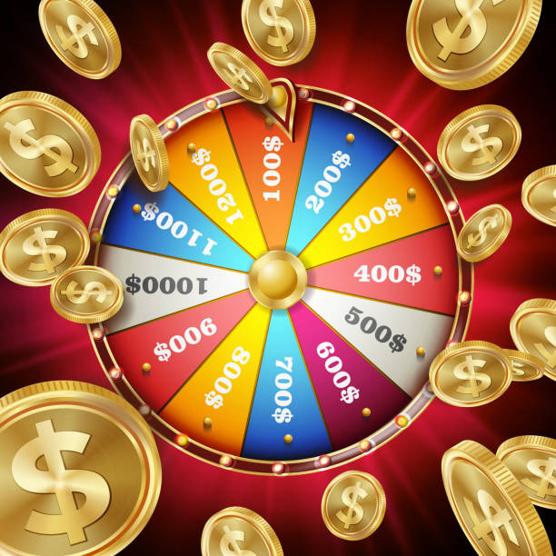 istock Wheel Of Fortune Poster Vector. Spinning Lucky Roulette. Gambling Background. Bright Lottery Leisure Casino Illustration 957362968