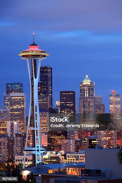 Seattle Wa - シアトルのストックフォトや画像を多数ご用意 - シアトル, スペースニードル, 都市の全景