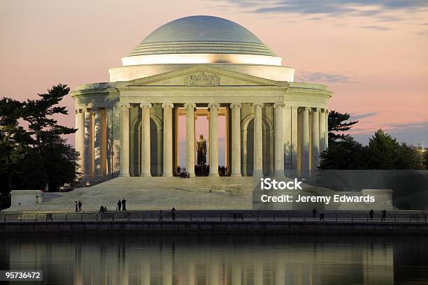 Photo libre de droit de Le Jefferson Memorial Le Washington Dc banque d'images et plus d'images libres de droit de Jefferson Memorial - Jefferson Memorial, Bâtiment vu de l'extérieur, Capitales internationales
