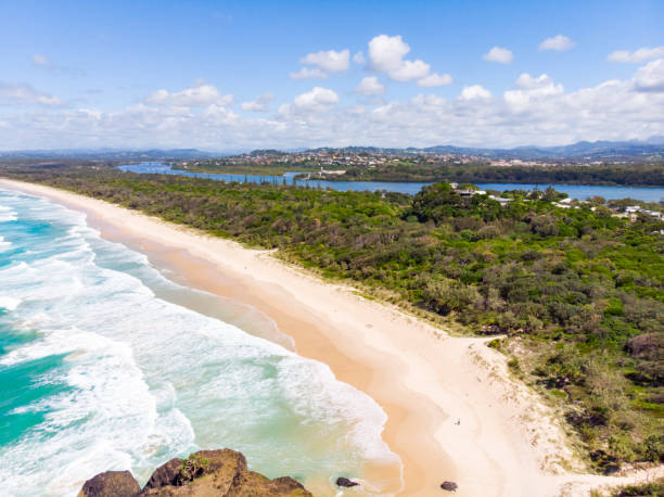 istock Fingal Head View Over Wommin Bay 957364792