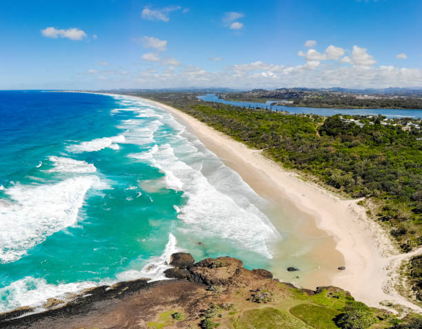 istock Fingal Head View Over Wommin Bay 957364798