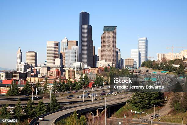 Seattle Wa - Fotografias de stock e mais imagens de Ao Ar Livre - Ao Ar Livre, Arranha-céu, Centro da Cidade