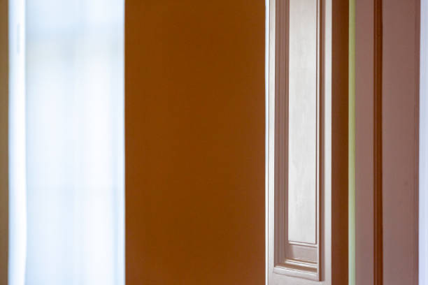 istock Door opened to the room. 957368790