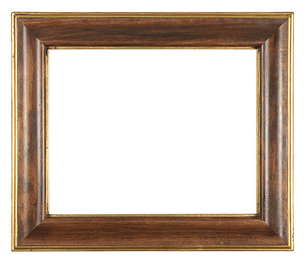 isolated decorative frame stock photo
