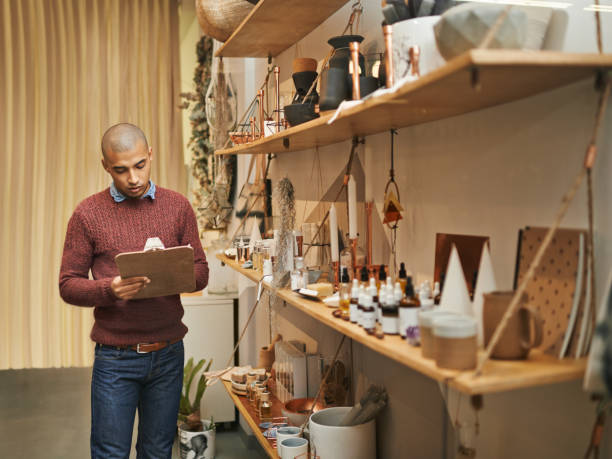 istock You won't find a more organized store owner 957374098