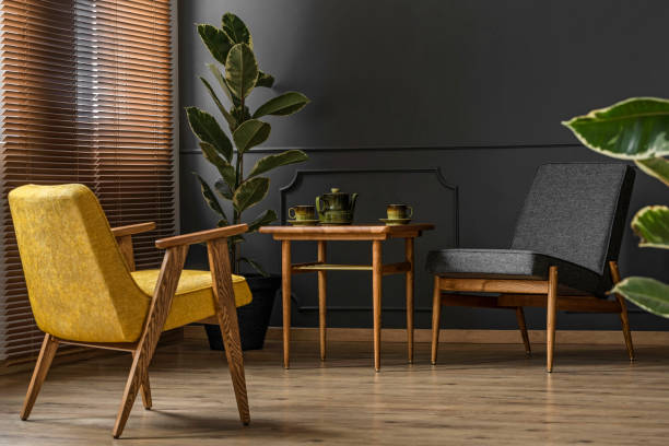 istock Dark interior with classic furniture 957376166
