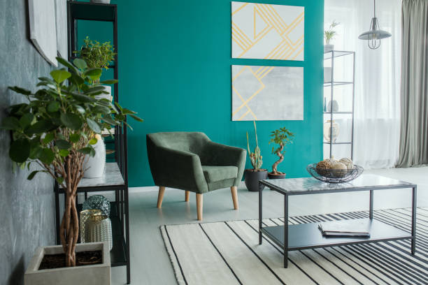istock Plants in living room 957379828