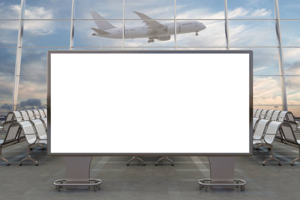 Airport departure lounge