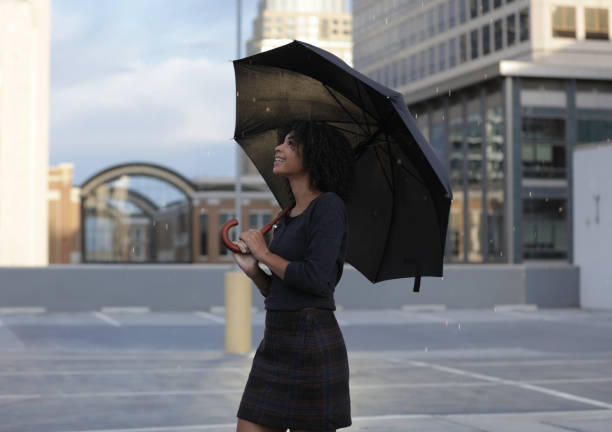 istock Woman with umbrella 957389854