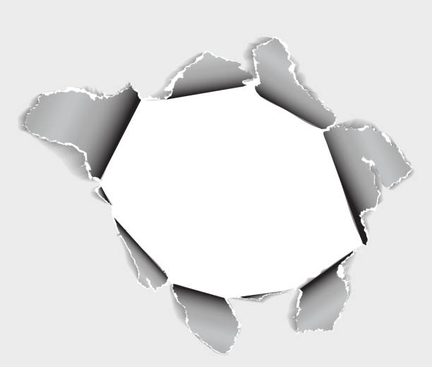 440+ Breaking Through Paper Stock Illustrations, Royalty-Free Vector