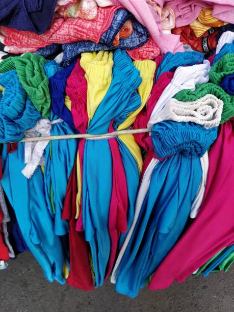 istock Selection of colorful fabrics 957402806