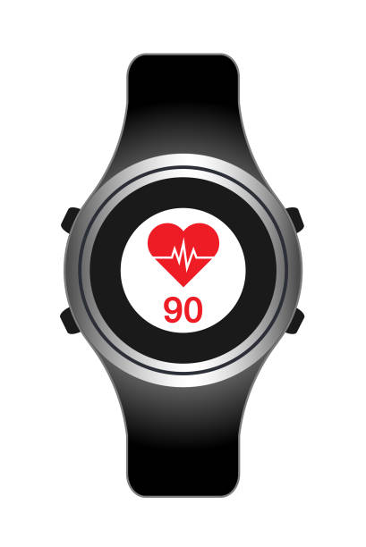 istock smart watch wearable technology heart cardiology.Heart rate. 957412086