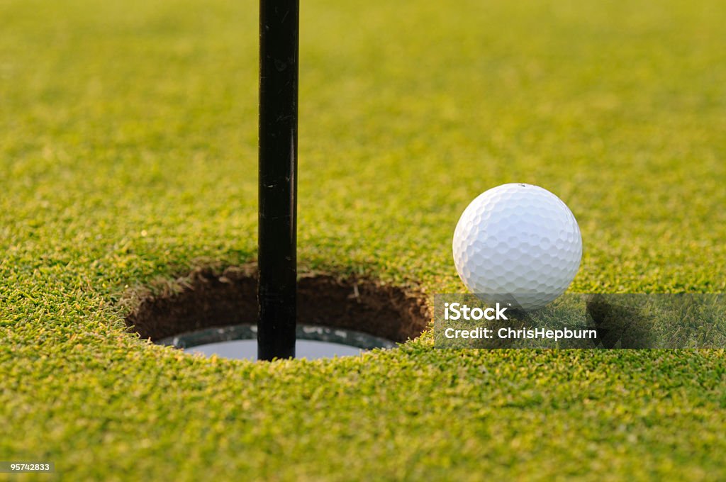 Golf Tippe In - Lizenzfrei Abenddämmerung Stock-Foto