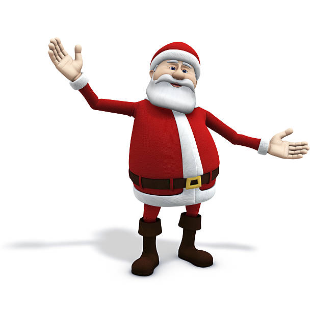 istock santa welcomes you 95742938