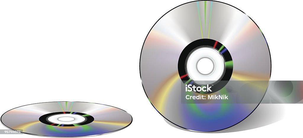 Compacted Disk Compact Disk Stock Illustration - Download Image Now - Audio Equipment ...