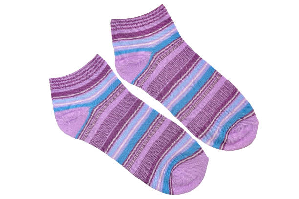 istock Women's socks isolated on white background 957457462