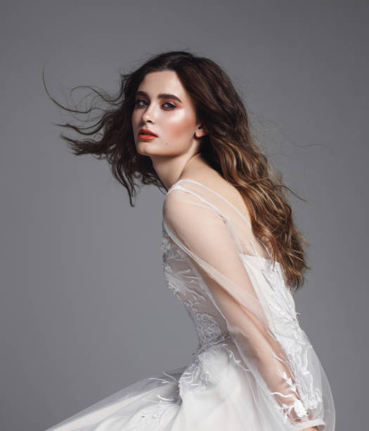 istock Beautiful bride in wedding dress 957467622