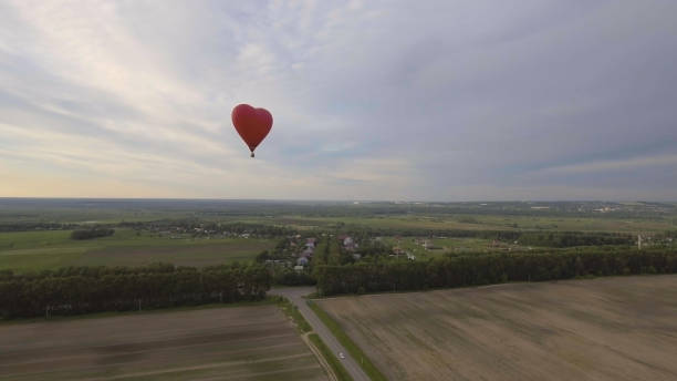 istock Hot air balloon in the sky 957472030