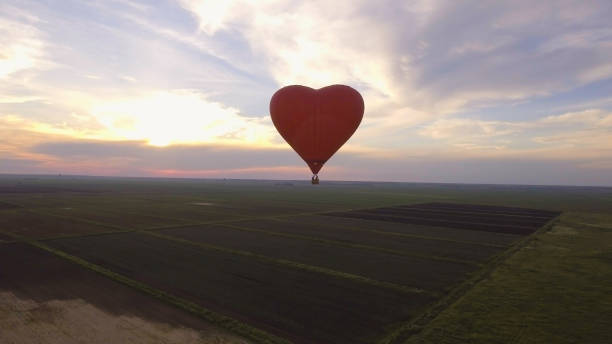 istock Hot air balloon in the sky 957472230