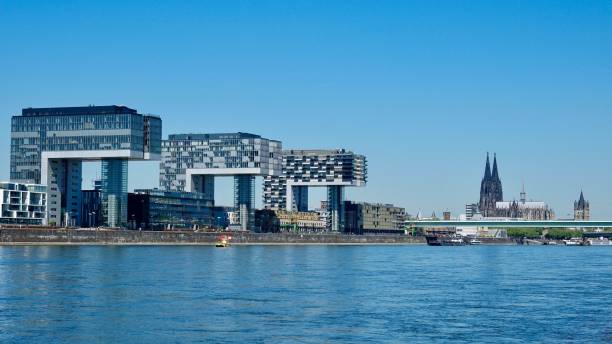 istock Cologne City Panorama with Rheinauhafen 957484778
