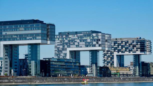 istock Cologne City Panorama with Rheinauhafen 957484858