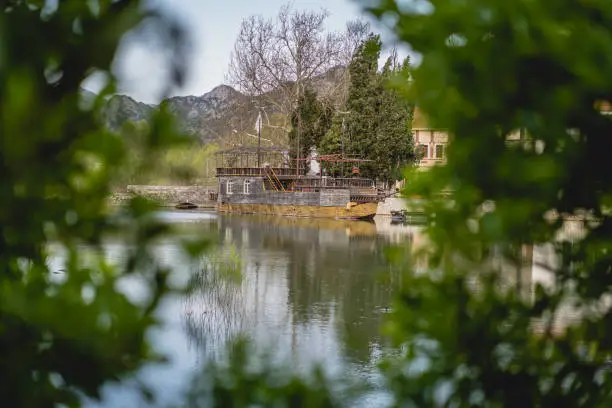 Photo of Old abandoned wooden ship in Virpazar