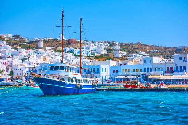istock Old port of Mykonos 957500136