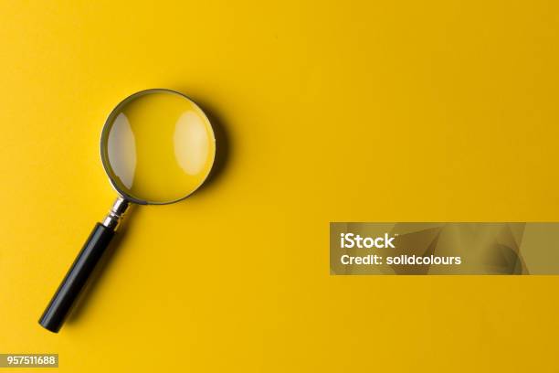 Magnifying Glass Stock Photo - Download Image Now - Magnifying Glass, Research, Searching