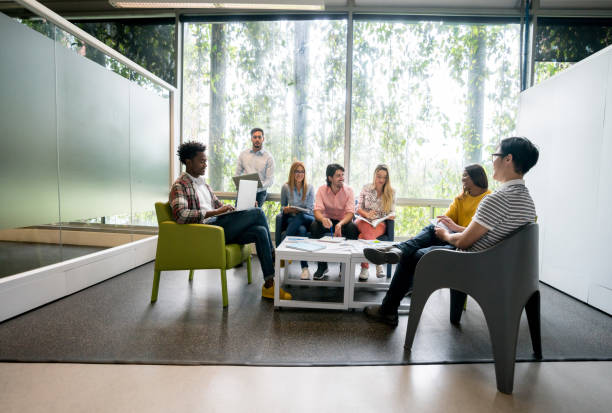 istock Business meeting at a creative office 957516416