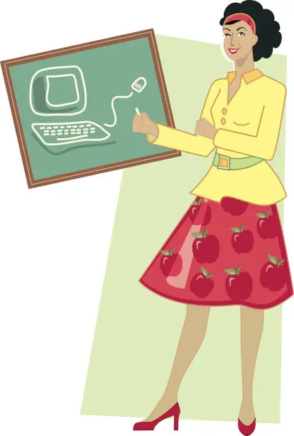 Vector illustration of Teacher