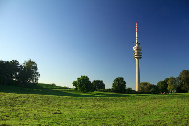 istock Olympic tower and stadium in Munich Bavaria Germany 957545280
