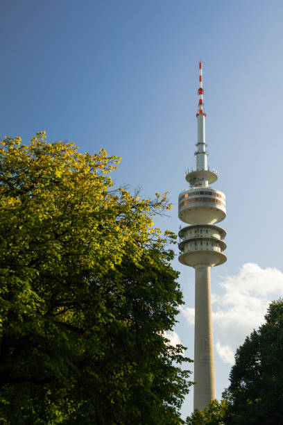 istock Olympic tower and stadium in Munich Bavaria Germany 957545630