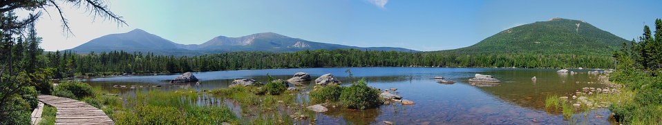 Panorama of Baxter National Park, Maine