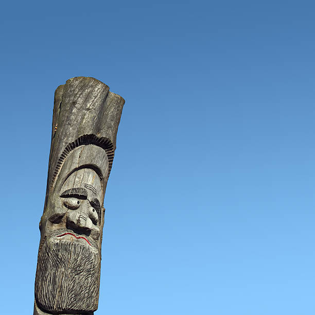 istock Wooden idol - Jangseung 95755528