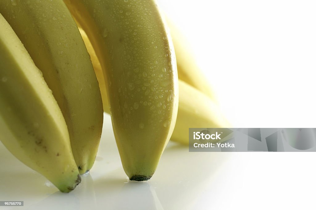 Molhe as bananas - Royalty-free Amarelo Foto de stock