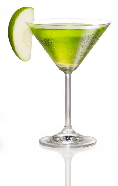 jabłkowe martini - apple martini zdjęcia i obrazy z banku zdjęć