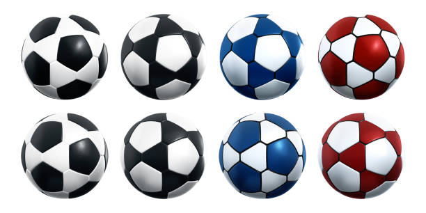 istock Soccer Balls. Isolated On White 95757740