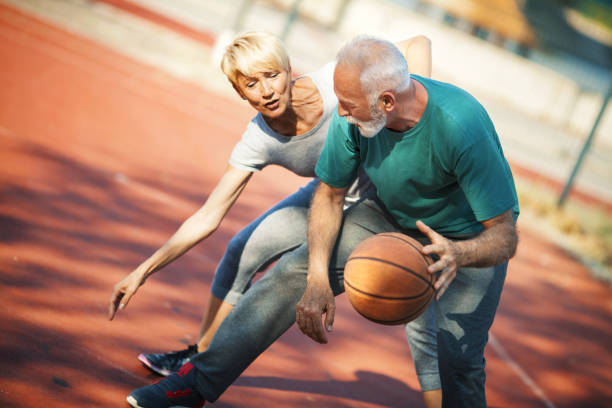 4,700+ Old Man Playing Basketball Stock Photos, Pictures & Royalty-Free