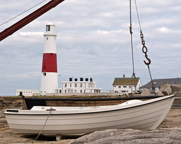 Portland Bill Lighthouse stock photo