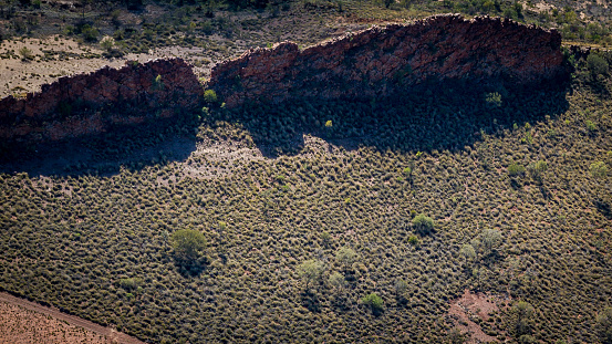 View from a helicopter