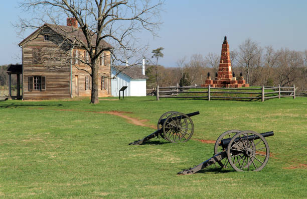 manassas national battlefield park - manassas war famous place park fotografías e imágenes de stock