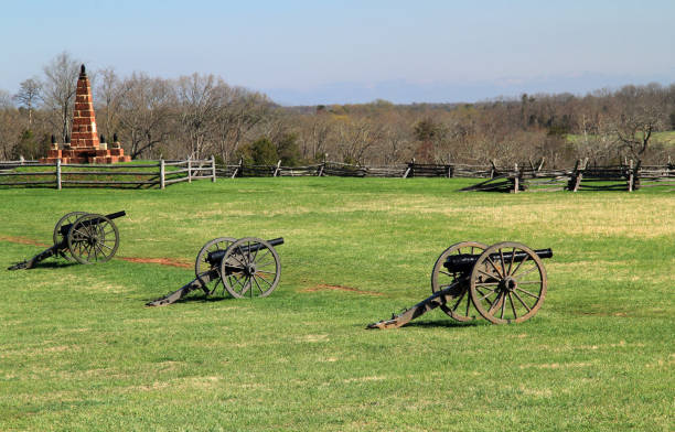 manassas national battlefield park - manassas war famous place park fotografías e imágenes de stock